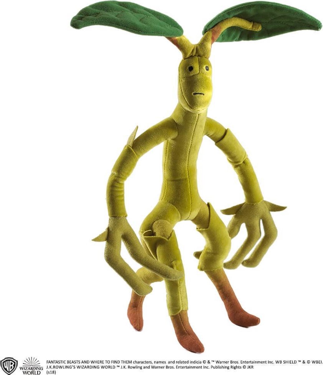 Peluche les bêtes fantastiques de la collection noble : bowtruckle