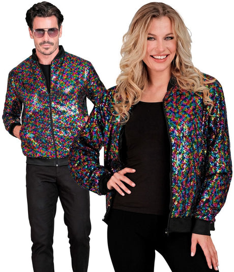 Widmann happy confettis blouson bomber paillettes