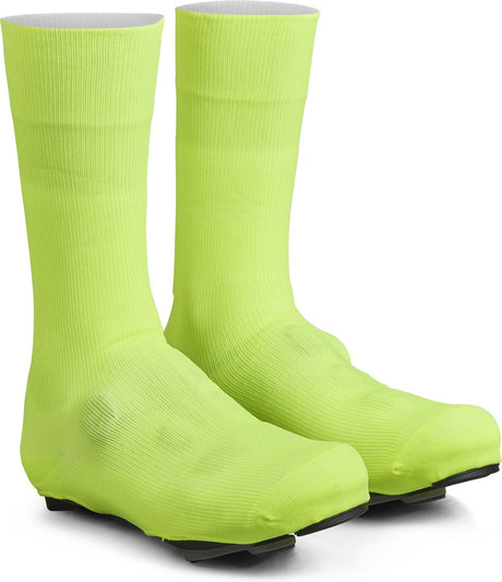 Gripgrab - couvre-chaussures de cyclisme imperméables tricotées flandrien couvre-chaussures de vélo de course tricotées imperméables - unisexe - jaune haute visibilité - taille s (36-38)