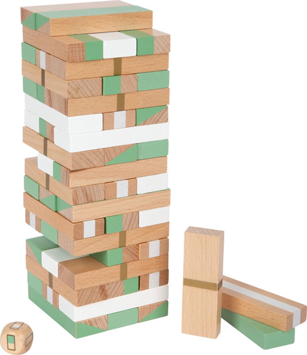 Small foot - jeu de tour bancale en bois édition or
