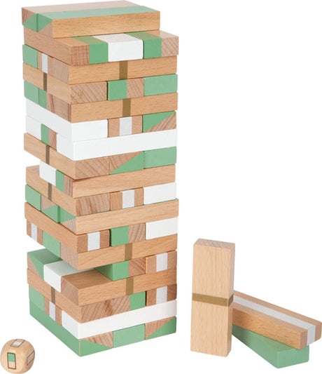 Small foot - jeu de tour bancale en bois édition or