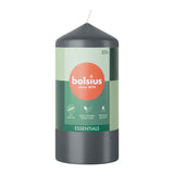 Bougie pilier Bolsius 120 58 gris orageux