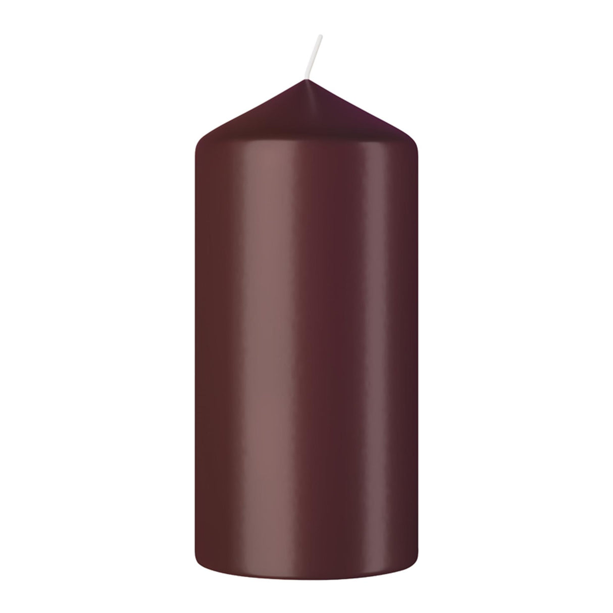 Bougie pilier Bolsius 120 58 rouge velours