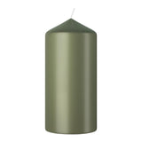 Bougie pilier Bolsius 120 58 olive fraîche