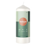 Bougie pilier Bolsius 150 58 blanc nuageux