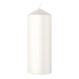 Bougie pilier Bolsius 150 58 blanc nuageux
