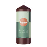 Bougie pilier Bolsius 150 58 rouge velours