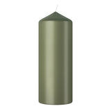 Bougie pilier Bolsius 150 58 olive fraîche