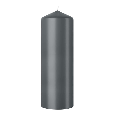 Bougie pilier Bolsius 200 68 gris orageux