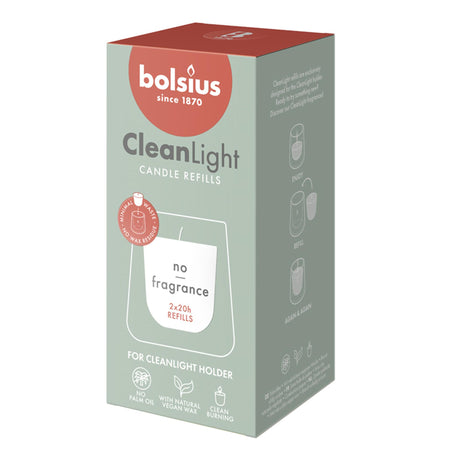 Bolsius recharge lumière propre zéro 2 pcs.