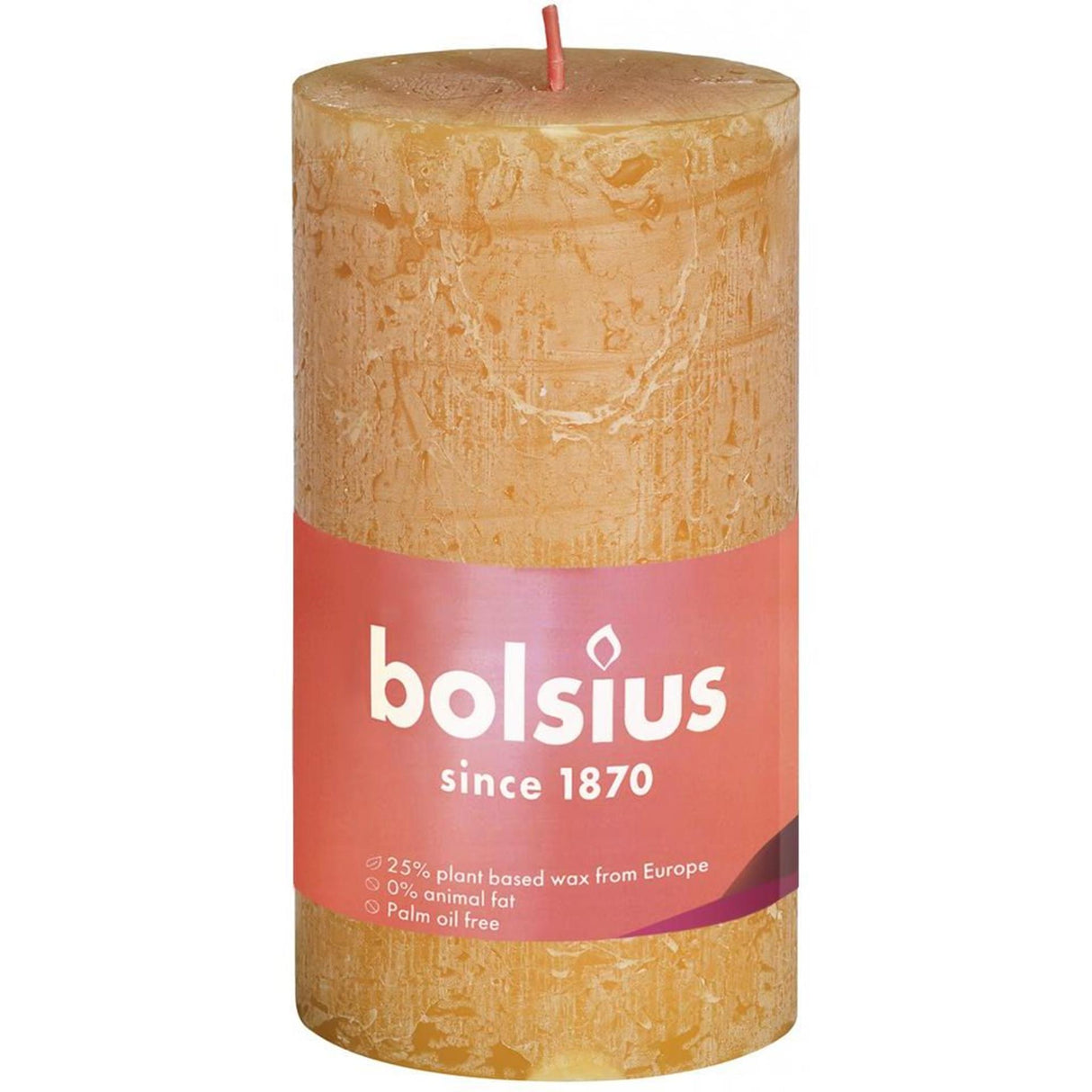 Bougie pilier rustique Bolsius 100 50 ocre