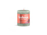 Bougie rustique Bolsius 80 68 vert jade