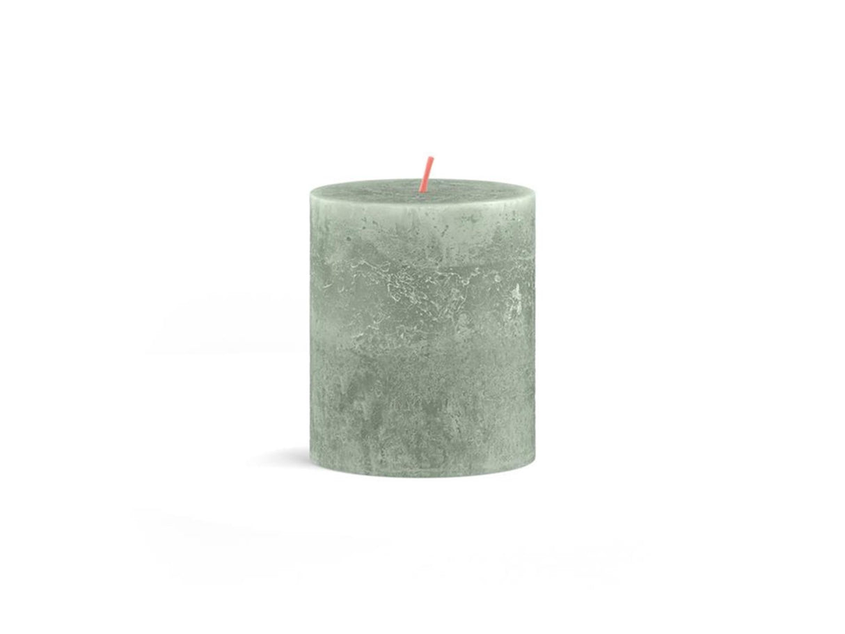 Bougie rustique Bolsius 80 68 vert jade