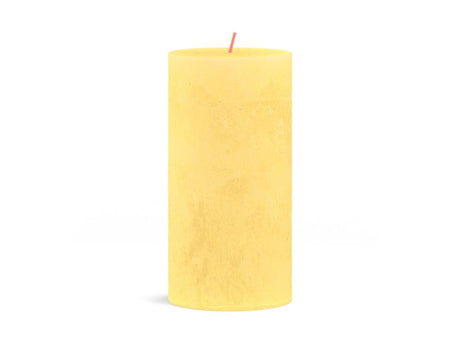 Bougie rustique Bolsius 130 68 jaune