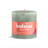 Bougie rustique Bolsius 100 100 vert jade