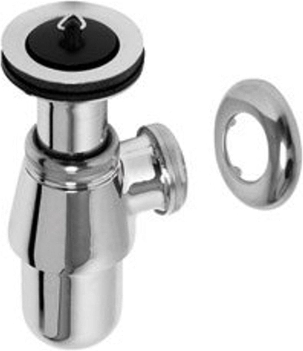 Siphon à coupelle Plieger 5 4 avec rosace chromée