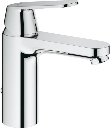 Robinet pour lavabo Grohe eurosmart cosmopolitan - bec moyen - avec garniture de vidage - chrome - économie d'eau