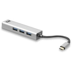 Abi USB-C hub act ac7055 gris 0,15 m