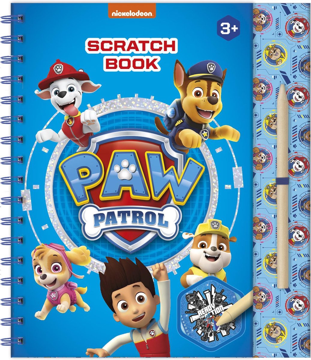 Totum patte patrouille - livre à gratter