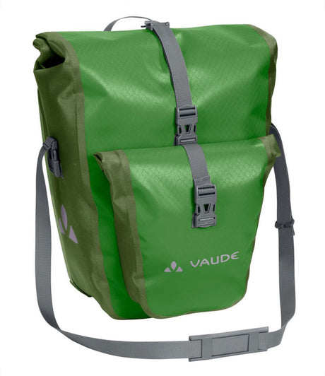 Vaude aqua back plus sacoche de vélo double - 51l (2x 25,5l) - vert