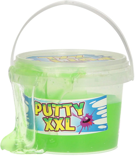 Van manen slime bucket putty xxl paillettes junior 350 grammes bleu