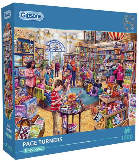Le puzzle de Gibson tourne les pages 1000 pièces de nostalgie.