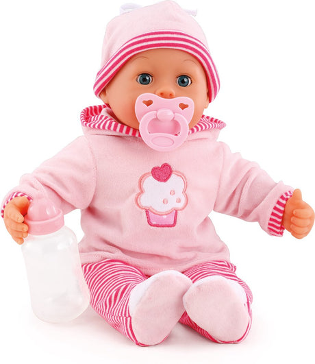 Bayer design - poupée premiers mots bébé 38 cm en rose