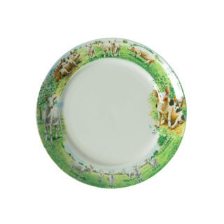Wiebe van der zee assiette 21 cm chèvre cochon wiebe | 6 pièces
