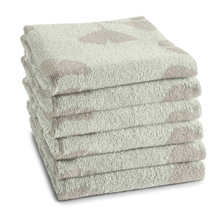 Ddddd torchon kenchi 50x55 crème | 6 pièces