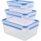 Tefal masterseal fresh k3028912 récipient alimentaire - lot de 3 - 100% étanche - récipients alimentaires - adapté à la préparation des repas