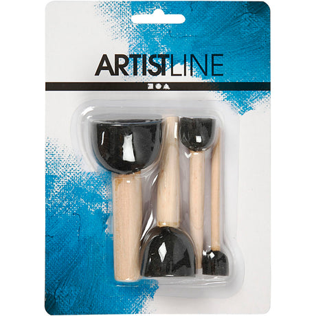 Bâtons de tampon en mousse, 4 pcs.