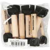Bâtonnets de tampons en mousse Creativ company, l: 9-10 cm, d 13+20+25+35 mm, 12 pièces 1 boîte