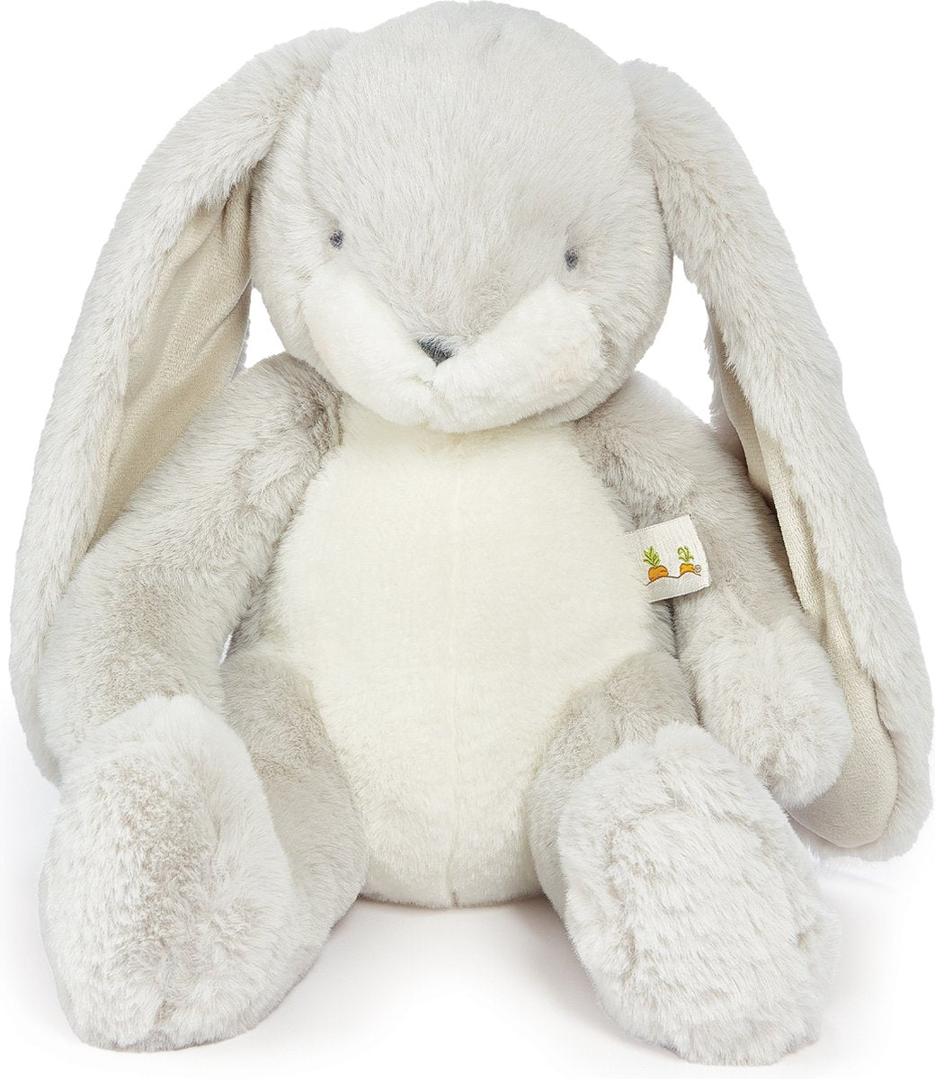 Bunnies by the bay grignoter lapin - peluche - détails brodés - 38 cm - gris