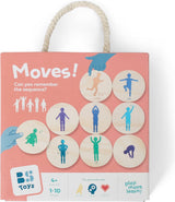 Bs Toys déplace le jeu de mouvement, 18 pcs.