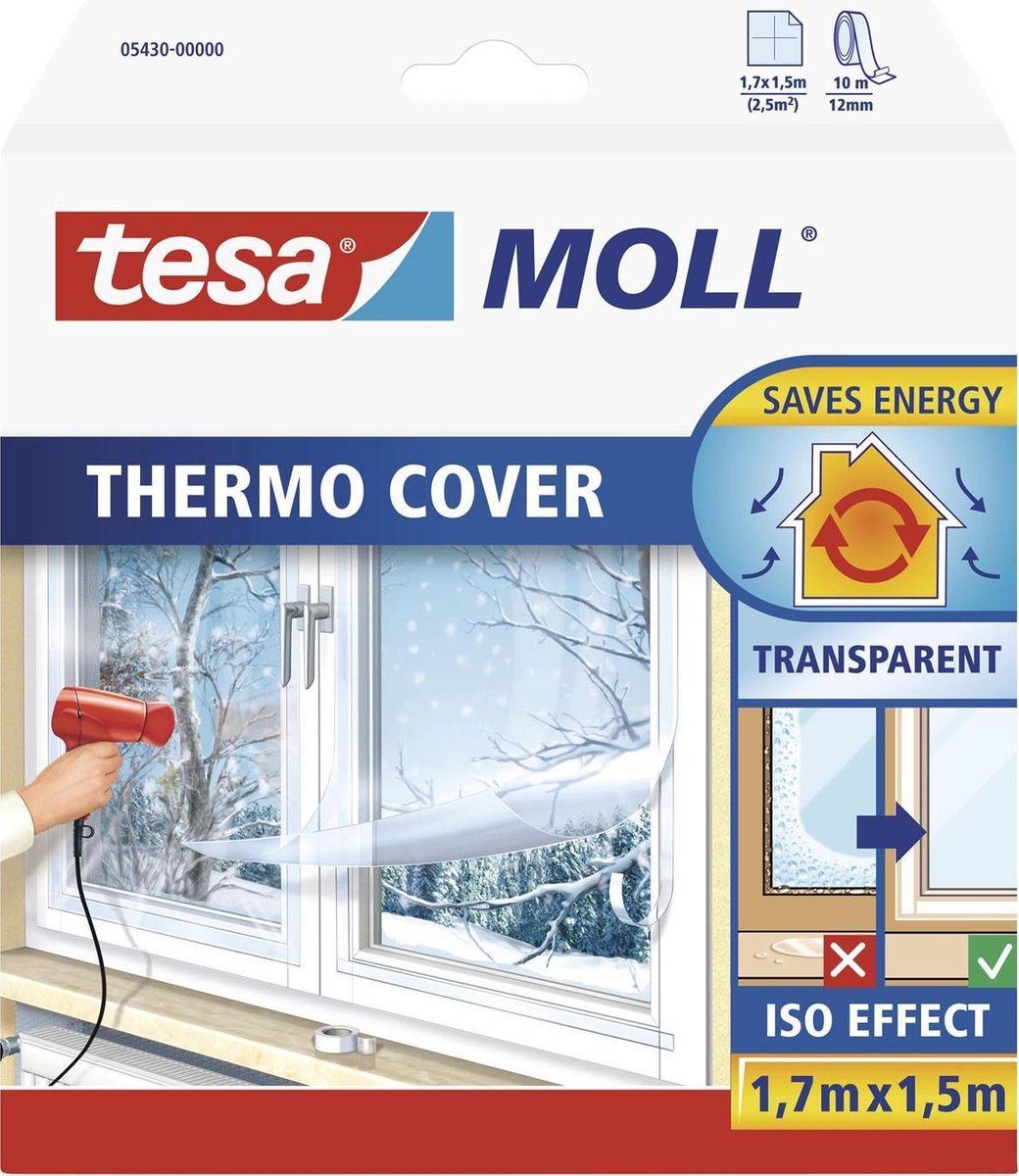 Tesa - feuille d'isolation thermique - 1,7 mx 1,5 m