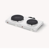 Plaque de cuisson double Severin 2500w blanc dk 1042