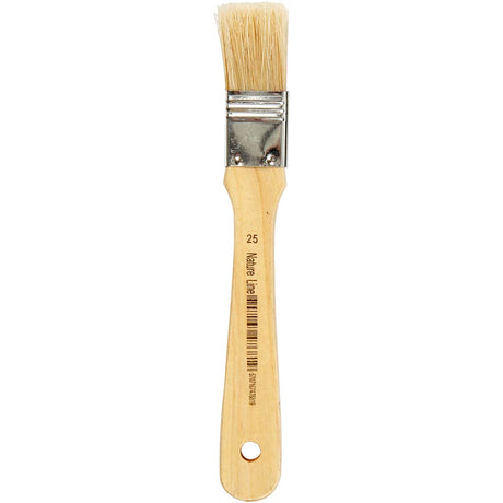 Pinceaux à laque Creativ company, l: 18,5 cm, l: 25 mm, plats, 12 pièces 1 boîte