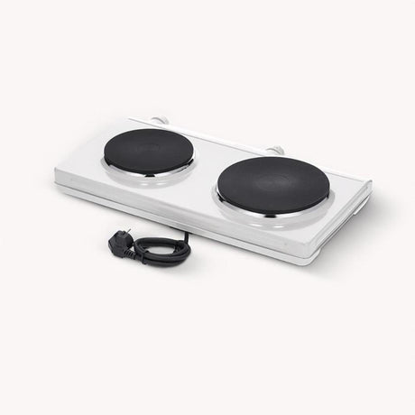 Plaque de cuisson double Severin 2500w blanc dk 1042