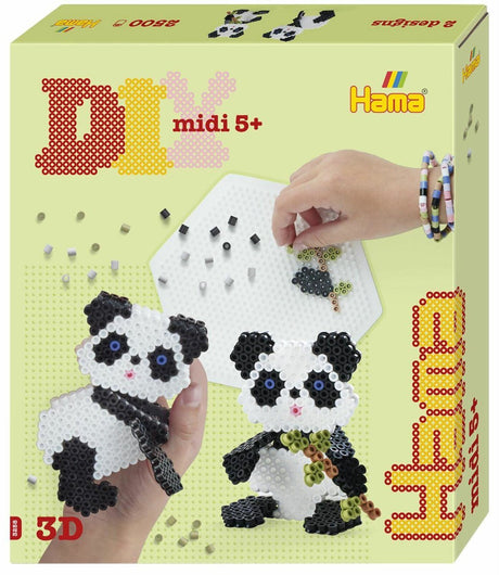Hama perles à repasser panda 3D set 2500 pièces
