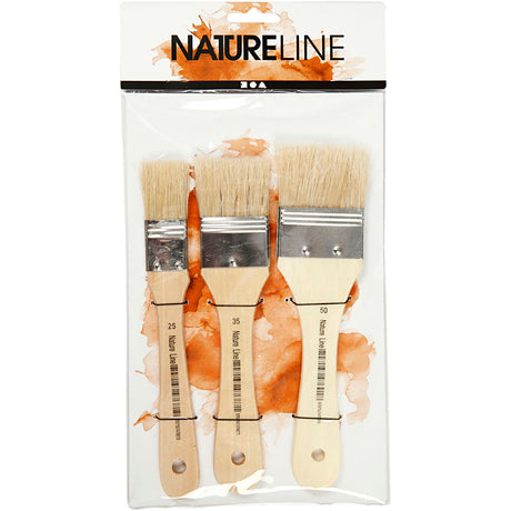 Société créative https : www.ccobby.nl vernis-lacquer-brushes-l-19-cm-b-25-50-mm-flat-3-piece-1-box