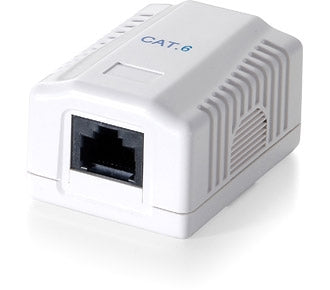 Equip 235211 boîtier en saillie 1 port cat.6 non blindé, blanc
