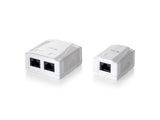 Wyposaż 235212 Surface Monted Box 2-Port Cat.6 Niezarodnie, biały