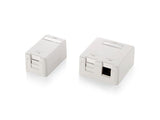 Equip 125121 boîtier Keystone en saillie pour 1 prise Keystone, blanc
