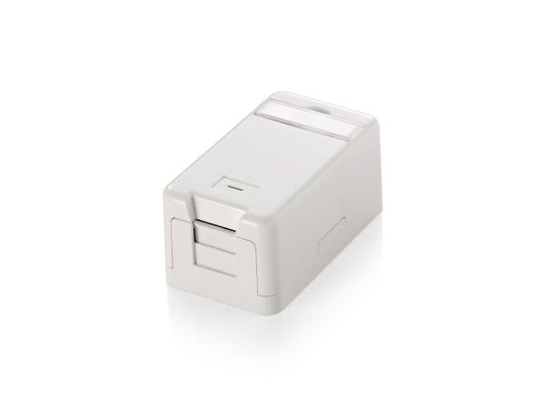 Equip 125121 boîtier Keystone en saillie pour 1 prise Keystone, blanc