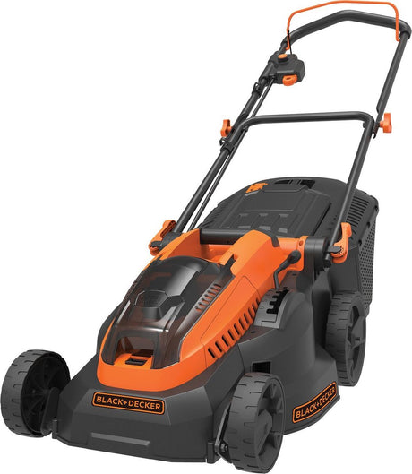 Tondeuse à gazon Black+decker 36v 2x 2,5ah lithium-ion largeur de coupe 38cm pour pelouses jusqu'à 600m² - clm3825l2-qw