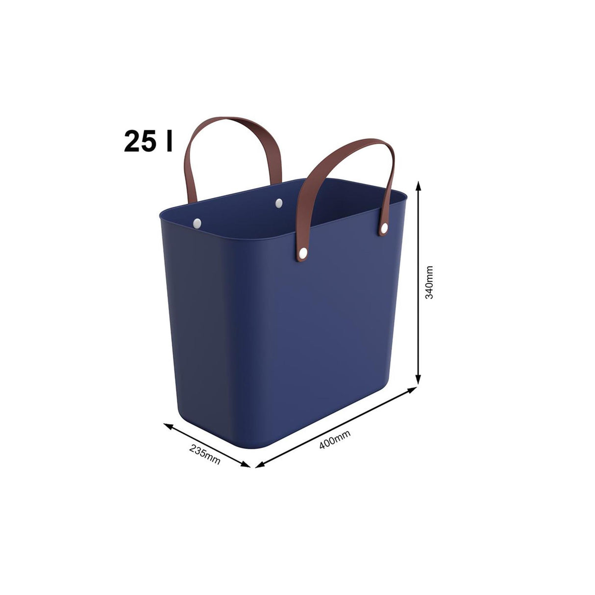 Multibag style Rotho 25l bleu foncé