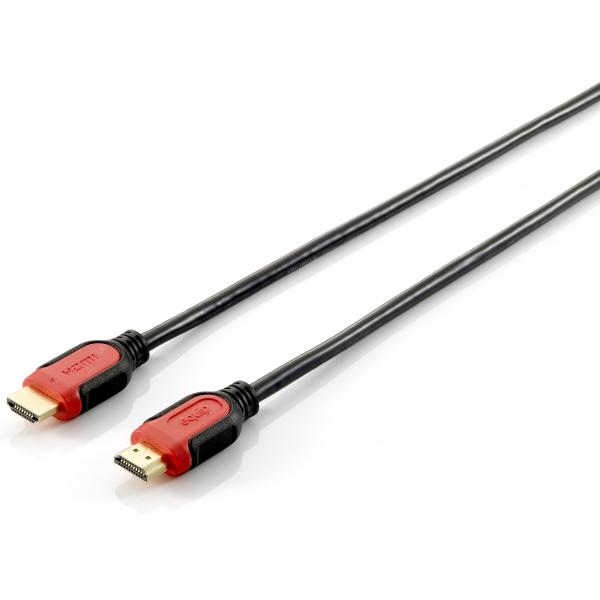 Equip 119343 HDMI HDMI 1.4 Cable W Ethernet, Tipo-A, M-> M, 3M, Negro