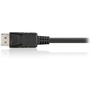 Utrusta 119331 DisplayPort Cable W Latch, M M, 1M, Black