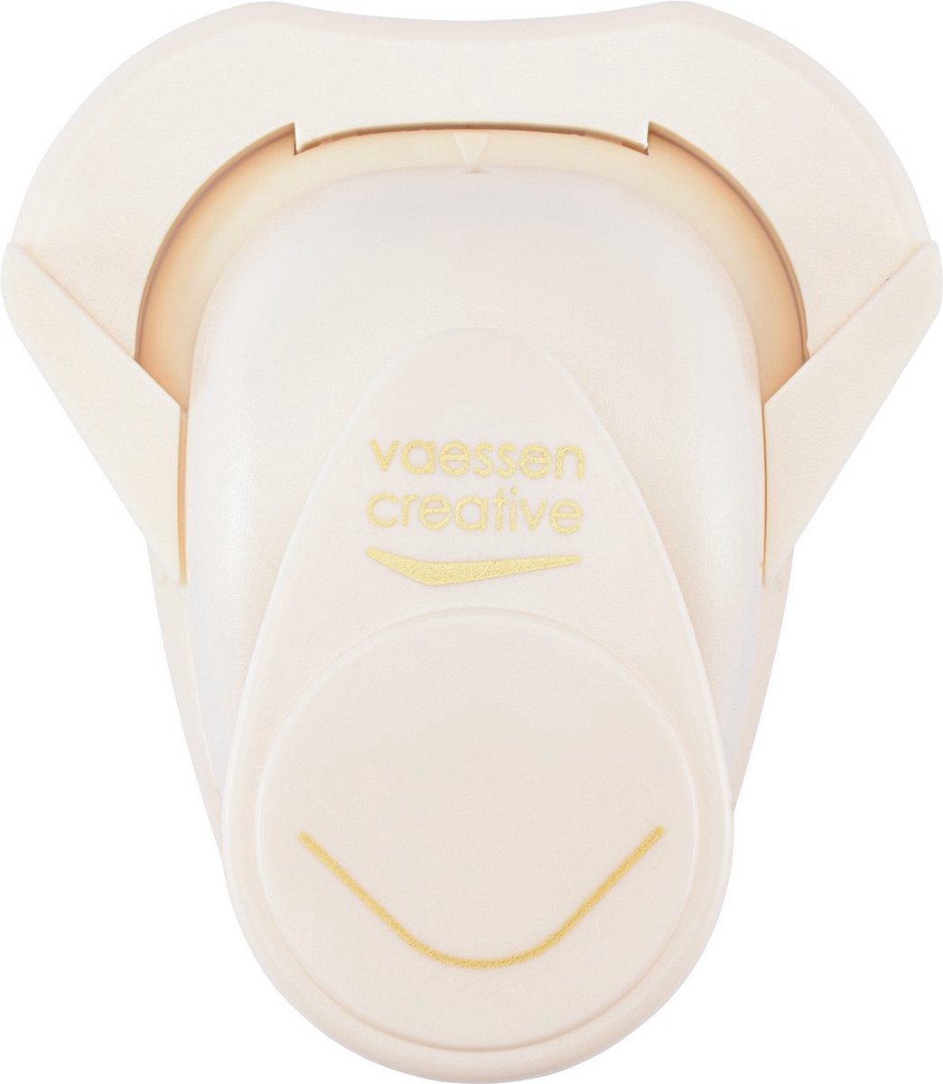 Vaessen creative hoekpons - figuurpons - rond hoekornament - 9,6 x 25 mm