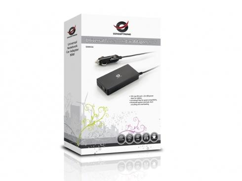 Adaptateur universel de voiture pour ordinateur portable Conceptronic cnb90car, 90w